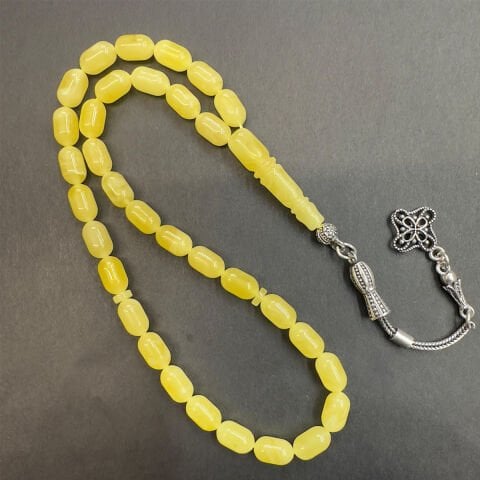 Kaliningrad Damla Kehribar Kapsül Tespih 5,5*9 (mm)-1