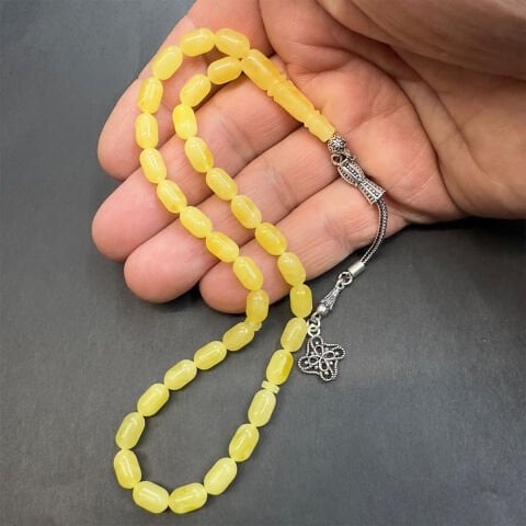 Kaliningrad Damla Kehribar Kapsül Tespih 5,5*9 (mm)-1