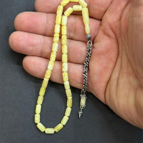 Kaliningrad Damla Kehribar Tespih 4*7 (mm)-4