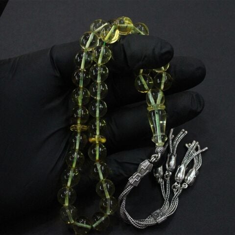 Fosilli Kaliningrad Damla Kehribar Tespih 10 (mm)