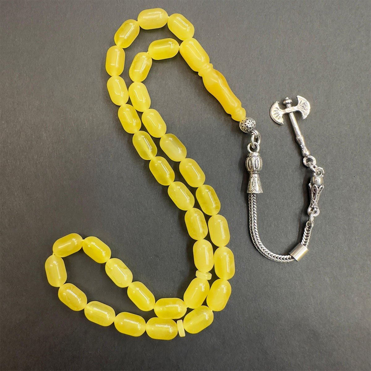 Kaliningrad Damla Kehribar Kapsül Tespih 5,5*9 (mm)-4