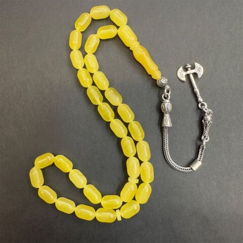 Kaliningrad Damla Kehribar Kapsül Tespih 5,5*9 (mm)-4