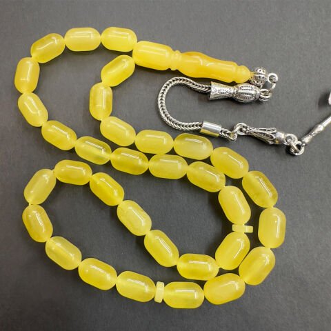 Kaliningrad Damla Kehribar Kapsül Tespih 5,5*9 (mm)-4