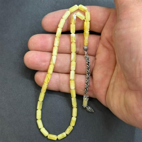 Kaliningrad Damla Kehribar Tespih 4*8 (mm)-4