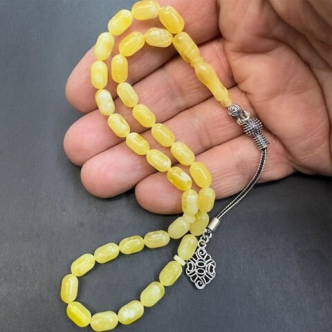 Kaliningrad Damla Kehribar Kapsül Tespih 5,5*9 (mm)-6