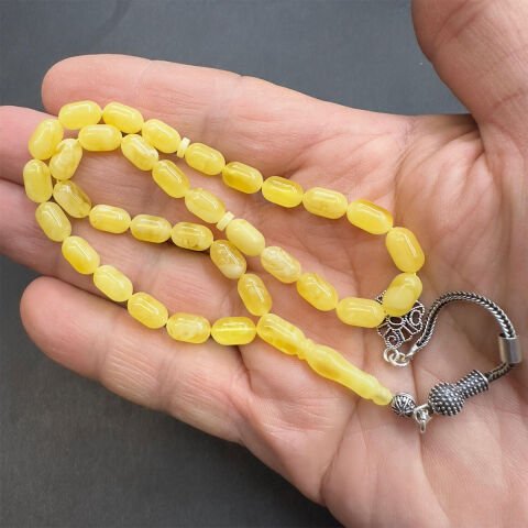 Kaliningrad Damla Kehribar Kapsül Tespih 5,5*9 (mm)-6