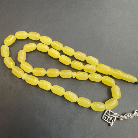 Kaliningrad Damla Kehribar Kapsül Tespih 5,5*9 (mm)-10