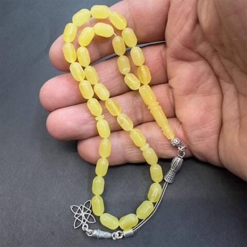 Kaliningrad Damla Kehribar Kapsül Tespih 5,5*9 (mm)-11