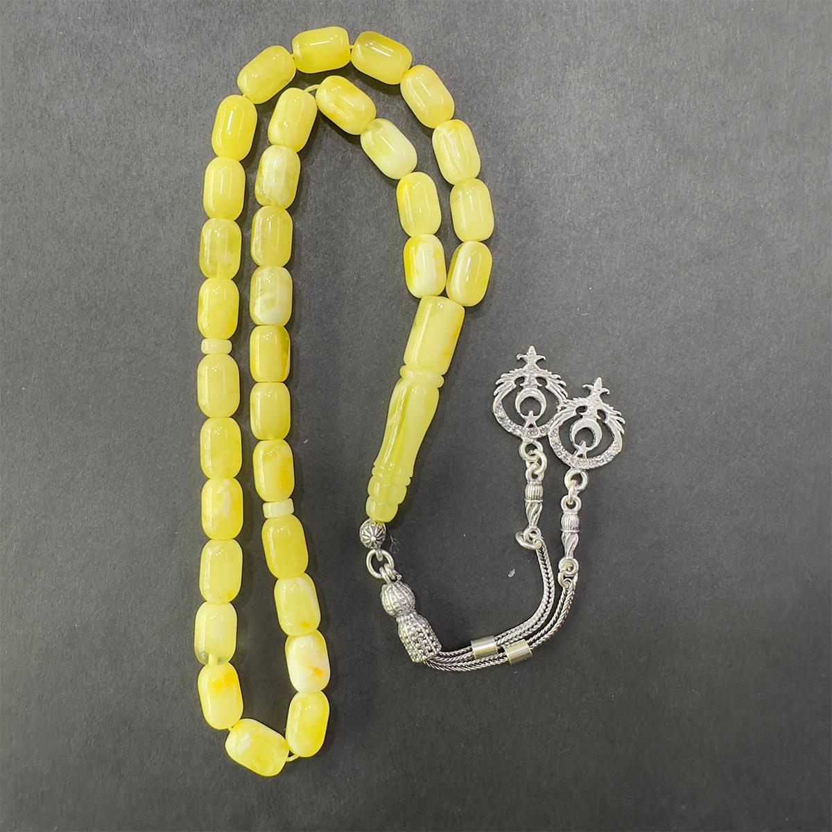 Kaliningrad Damla Kehribar Kapsül Tespih 6,5*10 (mm)