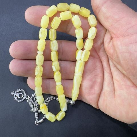 Kaliningrad Damla Kehribar Kapsül Tespih 6,5*10 (mm)