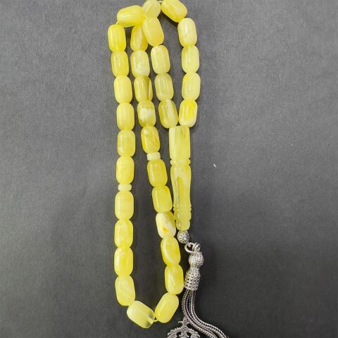 Kaliningrad Damla Kehribar Kapsül Tespih 6,5*10 (mm)