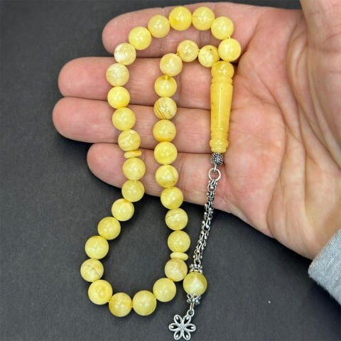 Kaliningrad Damla Kehribar Tespih 9 (mm)