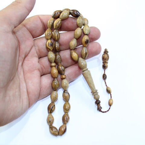 Öd Ağacı Tespih Arpa Kesim 8*12 (mm)