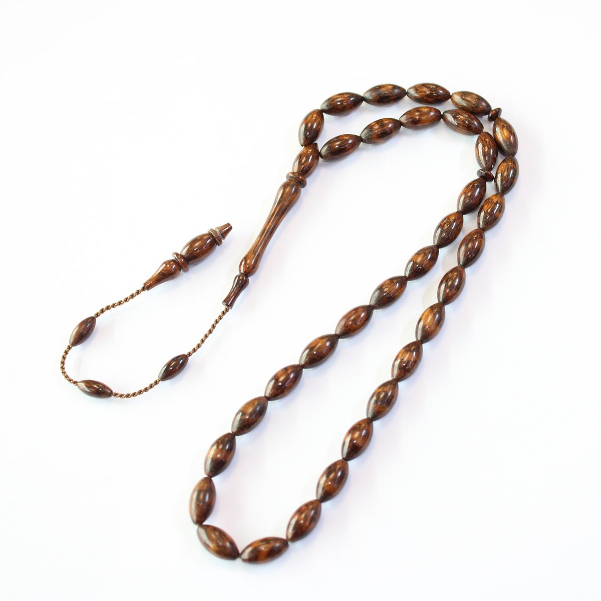 Yerli Atölye İşçiliği Beyzi Yılan Ağacı Tespih 6,5*12 (mm)