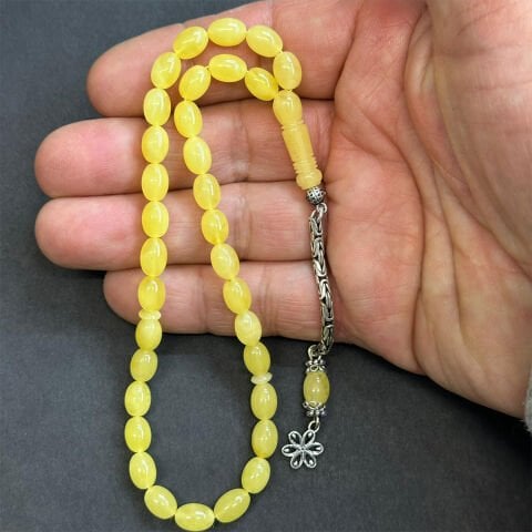 Kaliningrad Damla Kehribar Tespih 6*8,5 (mm)