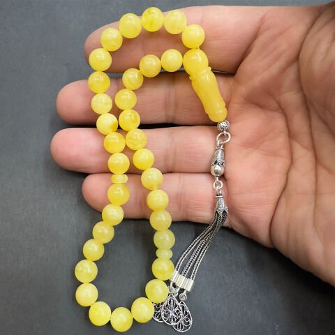 Kaliningrad Küre Damla Kehribar Tespih 8 (mm)