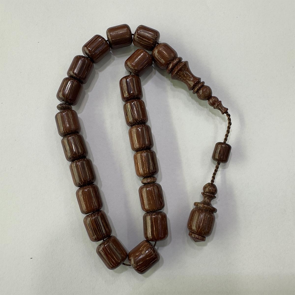 Yerli Atölye İşçiliği Maskot Azobe Tespih 10,5*12 (mm)