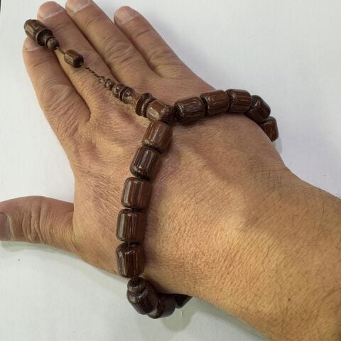 Yerli Atölye İşçiliği Maskot Azobe Tespih 10,5*12 (mm)