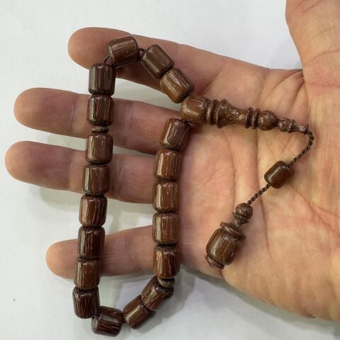 Yerli Atölye İşçiliği Maskot Azobe Tespih 10,5*12 (mm)