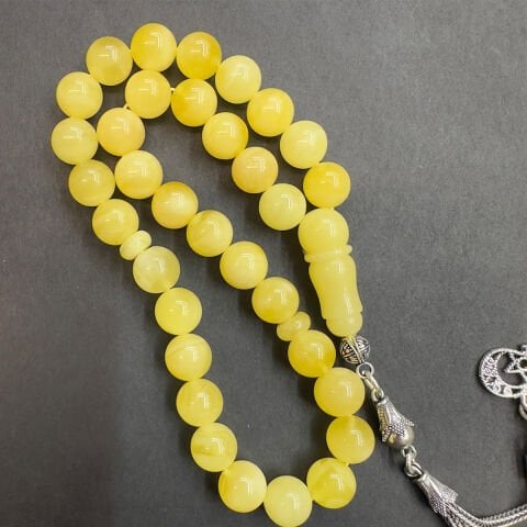 Kaliningrad Küre Damla Kehribar Tespih 8 (mm)-2