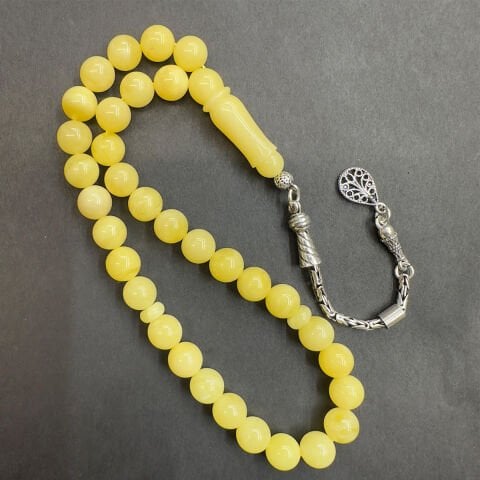 Kaliningrad Küre Damla Kehribar Tespih 8 (mm)-3