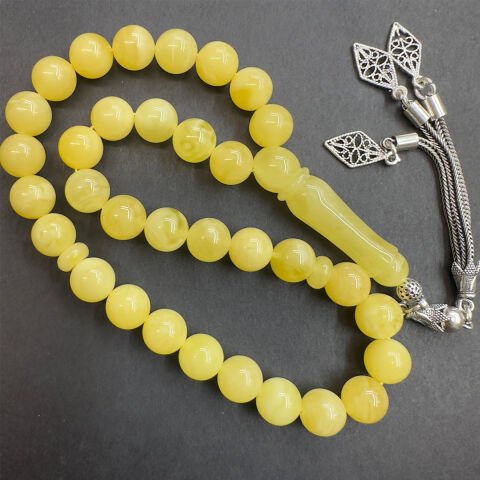 Kaliningrad Küre Damla Kehribar Tespih 8 (mm)-4