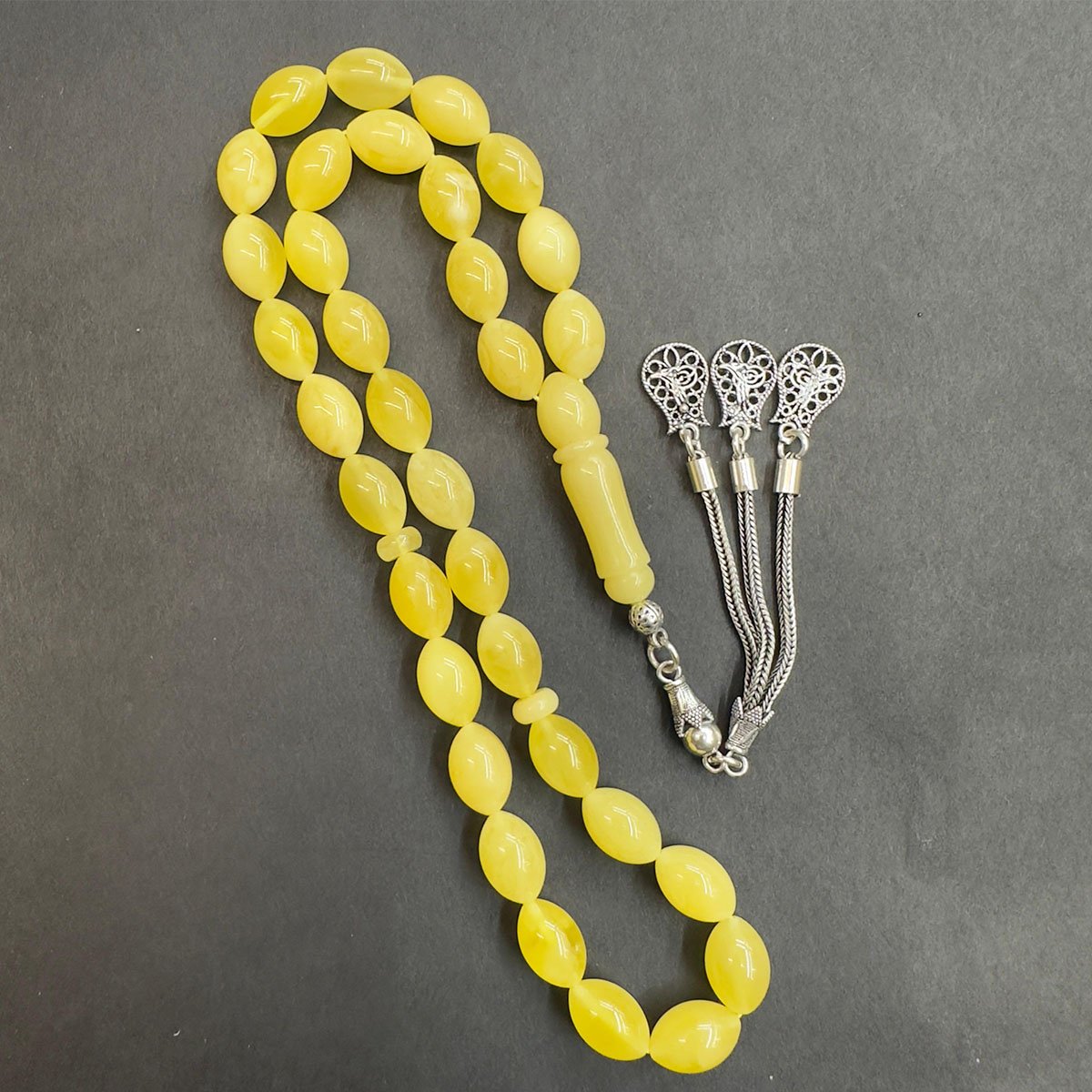 Kaliningrad Beyzi Damla Kehribar Tespih 7,5*11,5 (mm)