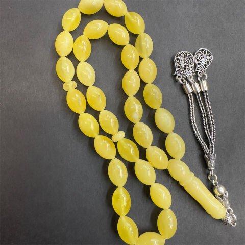 Kaliningrad Beyzi Damla Kehribar Tespih 7,5*11,5 (mm)