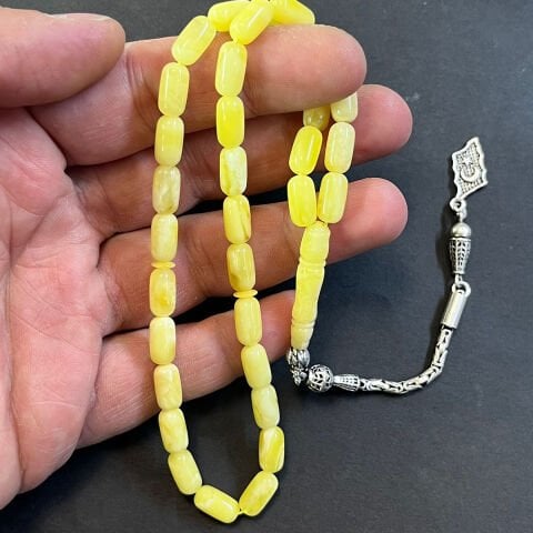 2. El Kaliningrad Damla Kehribar Kapsül Tespih 5,5*10,5 (mm)