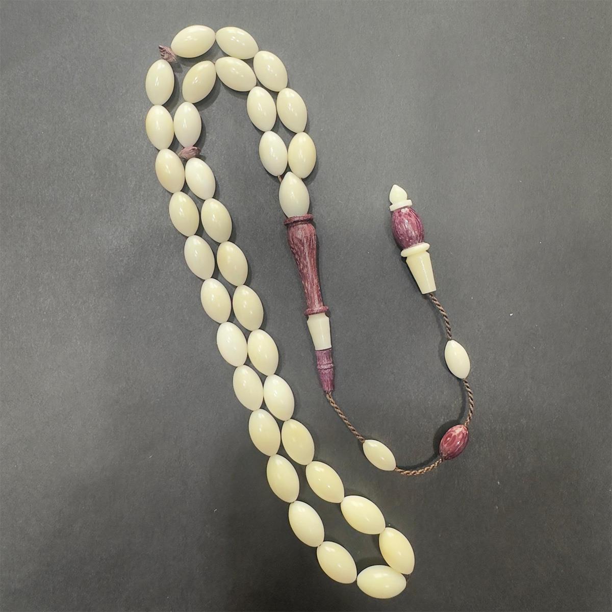 Yerli Atölye İşçiliği Narçıl & Morgül Beyzi Tespih 7*11 (mm)