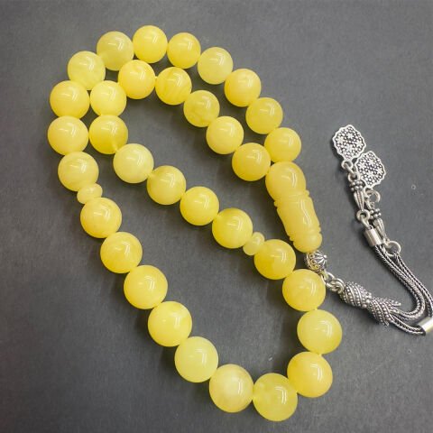 Kaliningrad Damla Kehribar Küre Tespih 9,5 (mm)