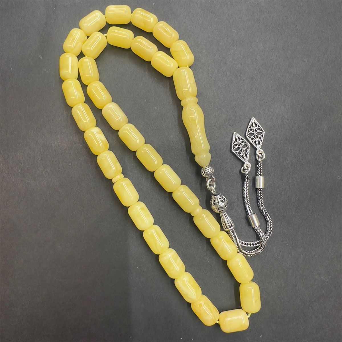 Kaliningrad Damla Kehribar Kapsül Tespih 6,5*9,5 (mm)