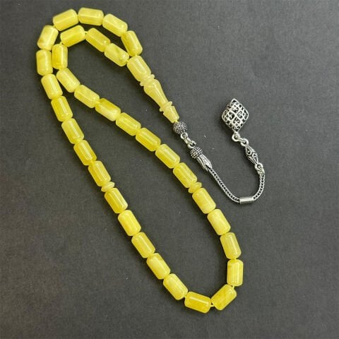 Kaliningrad Damla Kehribar Kapsül Tespih 6*10 (mm)-1