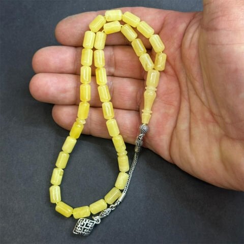 Kaliningrad Damla Kehribar Kapsül Tespih 6*10 (mm)-1