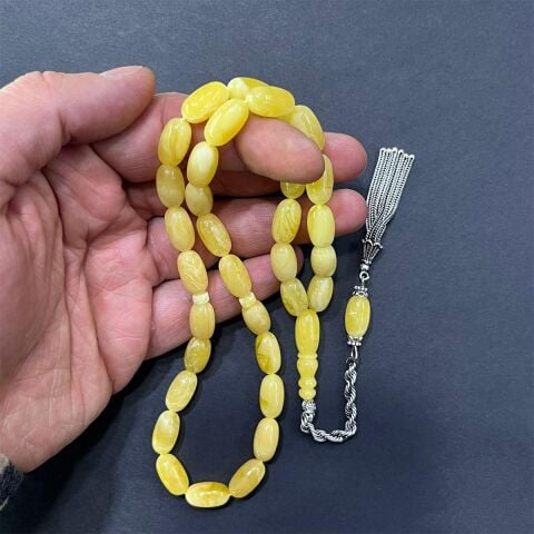 Kaliningrad Damla Kehribar Kapsül Tespih 8*15 (mm)