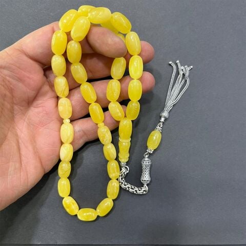 Kaliningrad Damla Kehribar Kapsül Tespih 9*15 (mm)