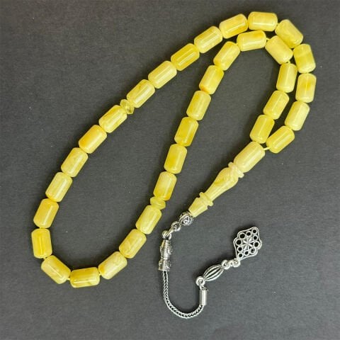 Kaliningrad Damla Kehribar Kapsül Tespih 6*10 (mm)-2