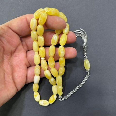 Akça Kaliningrad Damla Kehribar Kapsül Tespih 8*15 (mm)