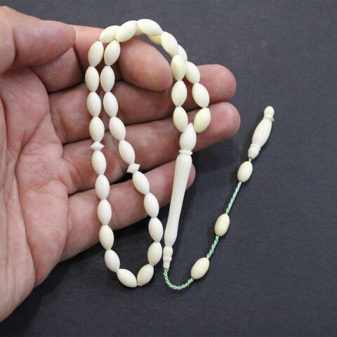 Deve Kemiği Tespih Beyzi Kesim 5,5*9,5 (mm)