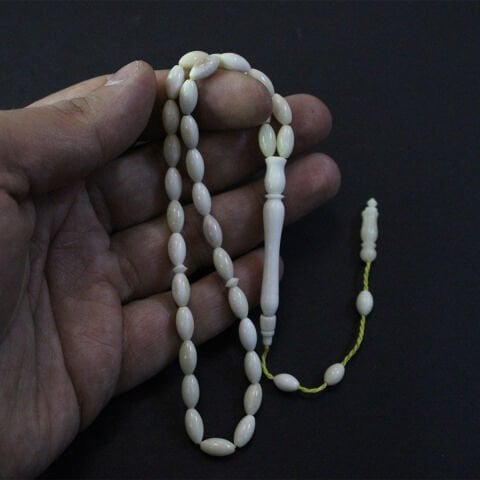 Deve Kemiği Tespih Beyzi Kesim 5*9,5 (mm)