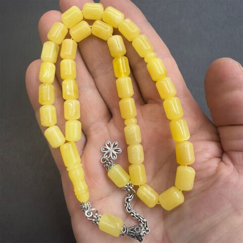 Kaliningrad Damla Kehribar Kapsül Tespih 7,5*10 (mm)