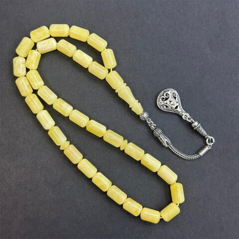 Kaliningrad Damla Kehribar Kapsül Tespih 6*10 (mm)-3