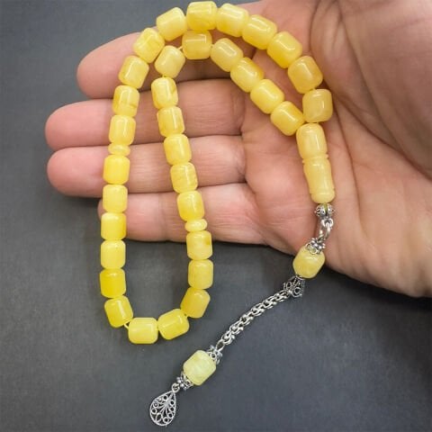 Kaliningrad Damla Kehribar Kapsül Tespih 8*9 (mm)