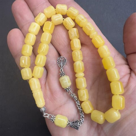 Kaliningrad Damla Kehribar Kapsül Tespih 8*9 (mm)