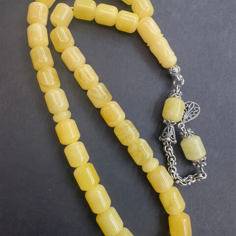 Kaliningrad Damla Kehribar Kapsül Tespih 8*9 (mm)