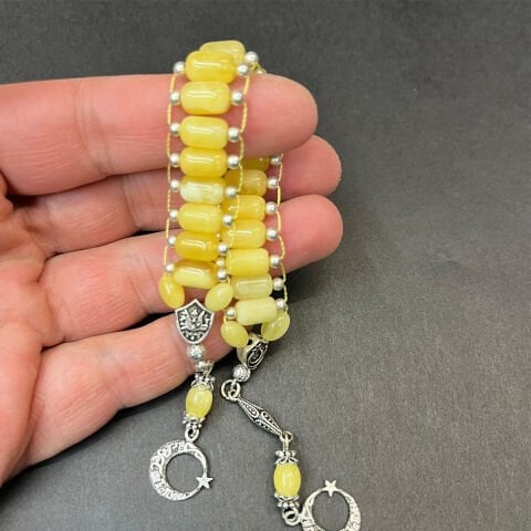 Kaliningrad Damla Kehribar Zaza Tespih 6*9,5 (mm)