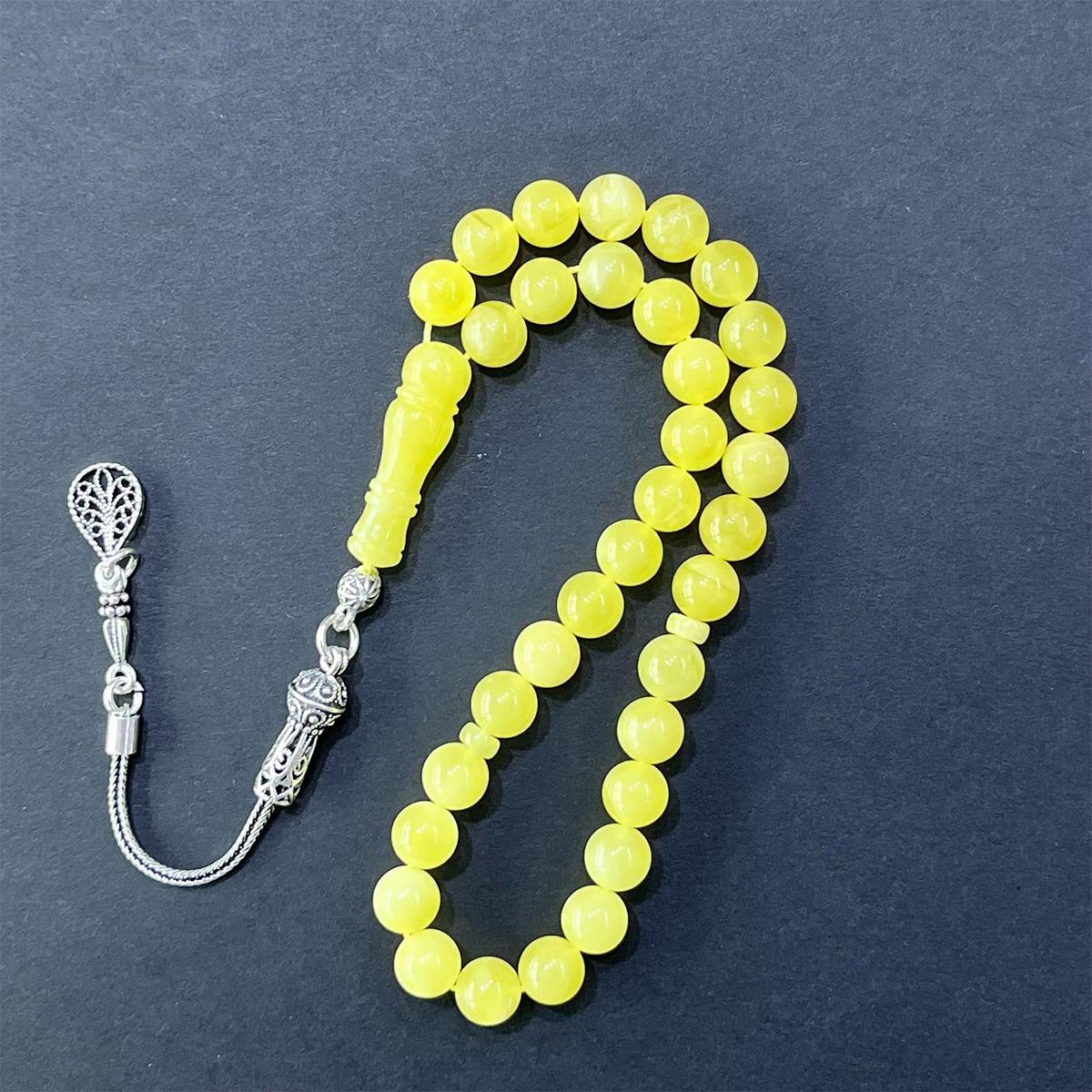 Kaliningrad Damla Kehribar Küre Tespih 7 (mm) - 1