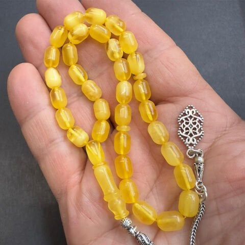 Kaliningrad Damla Kehribar Kapsül Tespih 6*9 (mm)