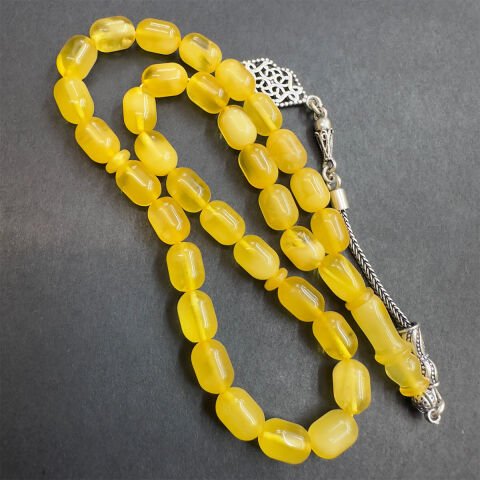 Kaliningrad Damla Kehribar Kapsül Tespih 6*9 (mm)