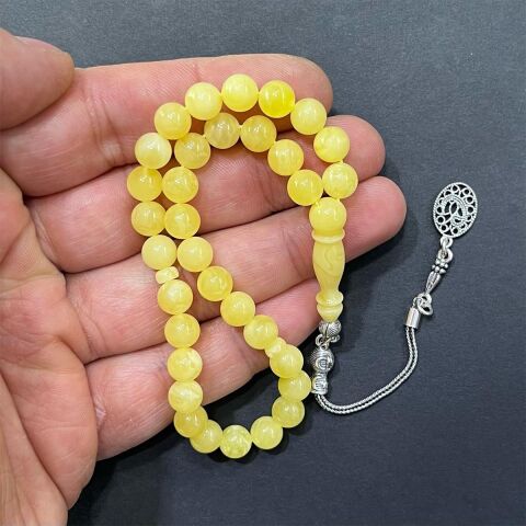 Kaliningrad Damla Kehribar Küre Tespih 7 (mm) - 3